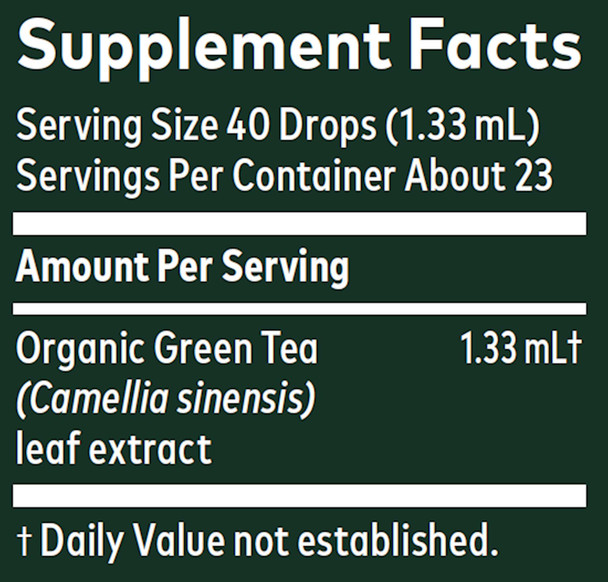 Gaia Herbs Green Tea Leaf Liquid