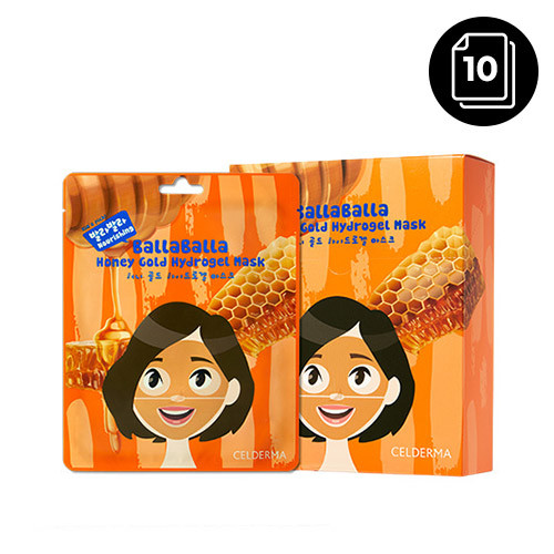 CELDERMA daily Balla Balla Honey Gold Hydrogel Mask 24g * 10ea