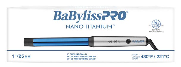 BaBylissPRO BaBylissPRO Nano Titanium Curling Wand, 1 Inch, 1 ct.