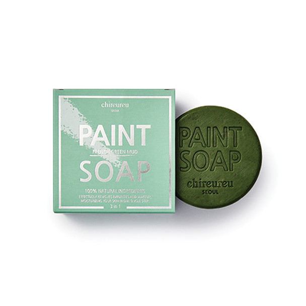 chireureu Paint Soap French Green Mud 100g