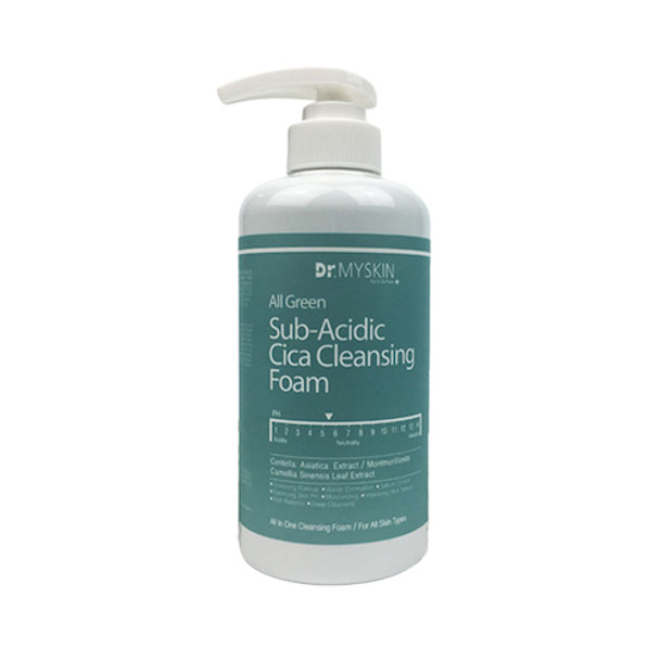 Dr.MYSKIN All Green Sub-Acidic Cica Cleansing Foam 500ml