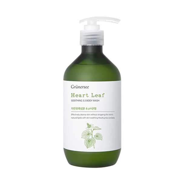 Grunersee Heart Leaf Soothing 5.5 Body Wash 500ml