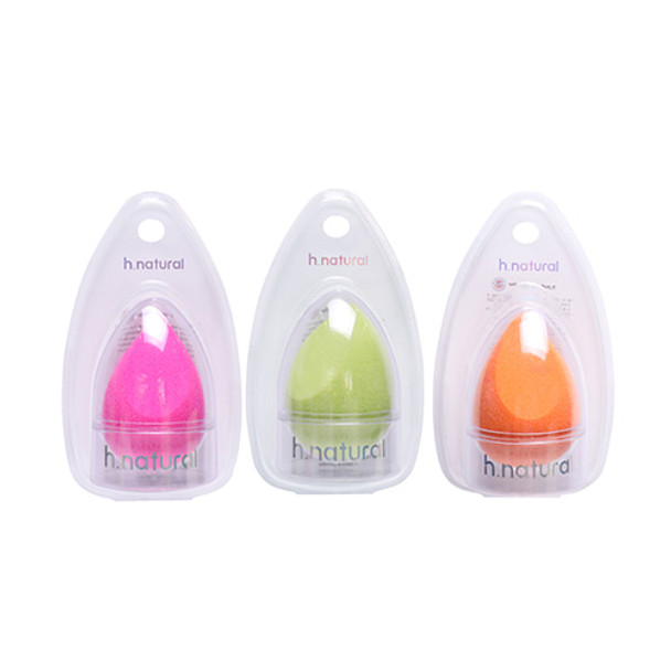 h.natural Beauty Blender 1pcs + Handy Case