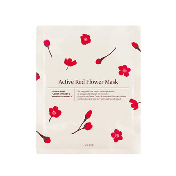 HYGGEE Active Red Flower Mask 30ml * 3ea HYGGEE Active Red Flower Mask 30ml * 3ea