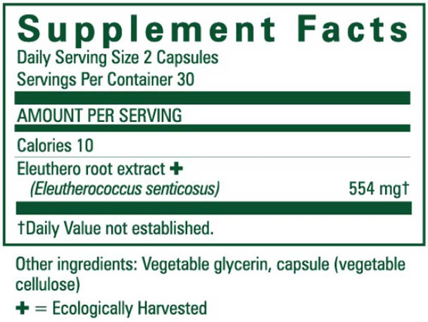 Gaia Herbs Professional Solutions Eleuthero Root