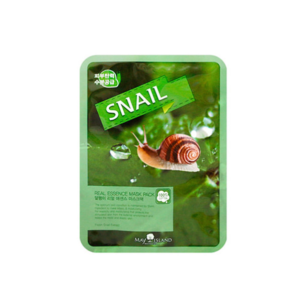 MAY ISLAND Snail Real Essence Mask Pack 10ea