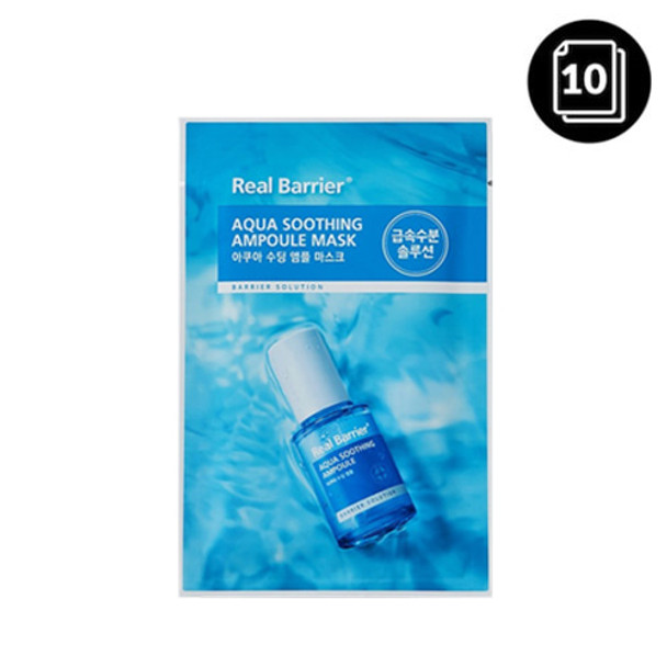 Real Barrier Aqua Soothing Ampoule Mask 28ml 10ea