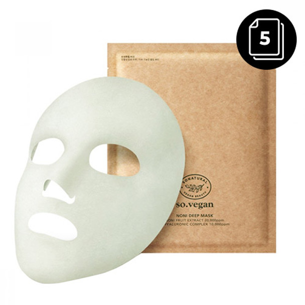 so natural SO Vegan Noni Deep Mask 25ml * 5ea