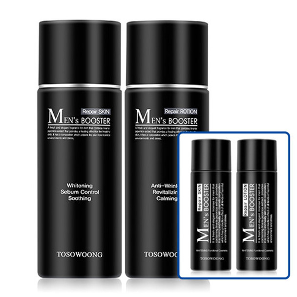 TOSOWOONG Men's Booster Repair Skin Toner Lotion Set