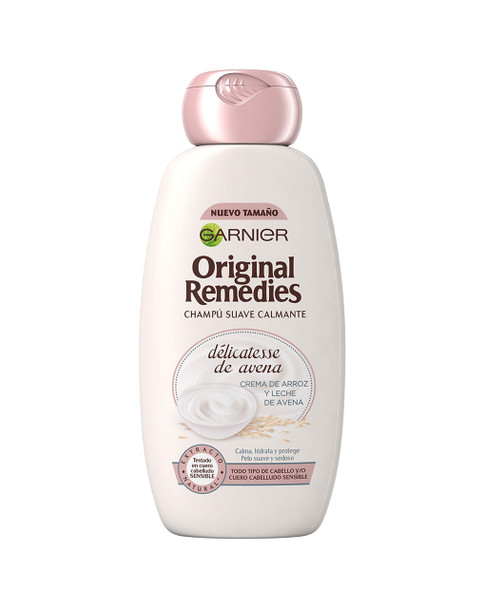 Garnier Original Remedies Delicatesse Oat Shampoo for Sensitive and Normal Scalp – 300 ml