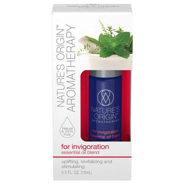 Aromatherapy for Invigoration Essential Oil Blend Roll-On Roll-On 24 X 15 ml By Nature's Origin