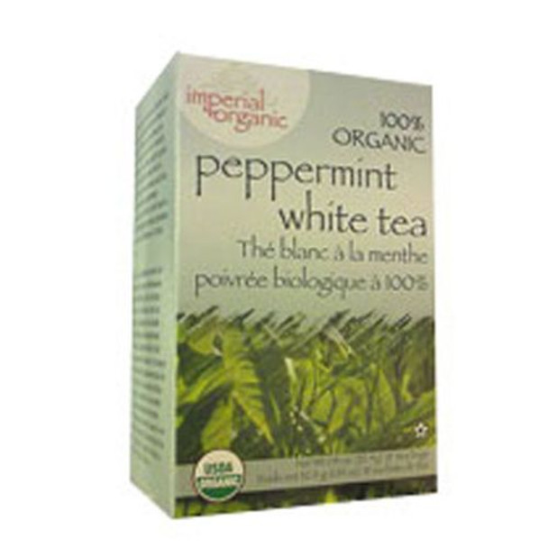 Imperial Organic Tea Peppermint White 18 CT By Uncle Lees Teas