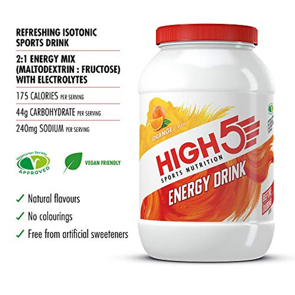 High 5 Energy Drink Orange 2.2kg