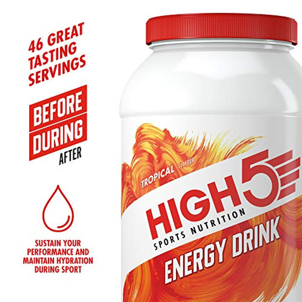 High 5 Energy Drink 2.2kg Tropical High 5 Energy Drink 2.2kg Tropical