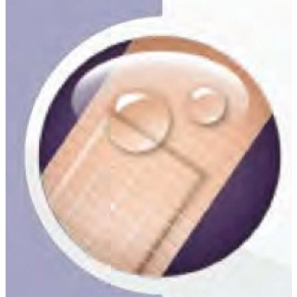 Adhesive Strip Strong Strips 1 X 3 Inch Plastic Rectangle Tan Sterile 100 Count By ASO