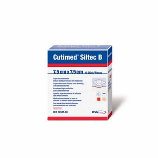 Hydrogel Dressing Cutimed Siltec B 6 X 6 Inch Square Sterile 10 Count By Bsn-Jobst