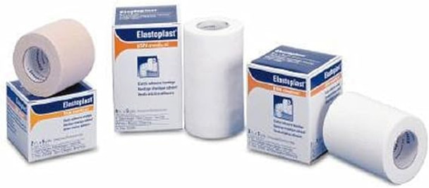 Elastic Adhesive Bandage Tensoplast 1 Inch X 5 Yard Medium Compression No Closure White NonSterile White Case of 36 By Bsn-Jobst Elastic Adhesive Bandage Tensoplast 1 Inch X 5 Yard Medium Compression No Closure White NonSterile White Case of 36 By Bsn-Jobst