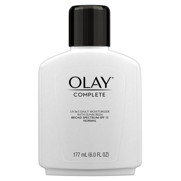 Olay Complete Daily Moisturizer with Sunscreen, Normal, 6.0 Fl Oz