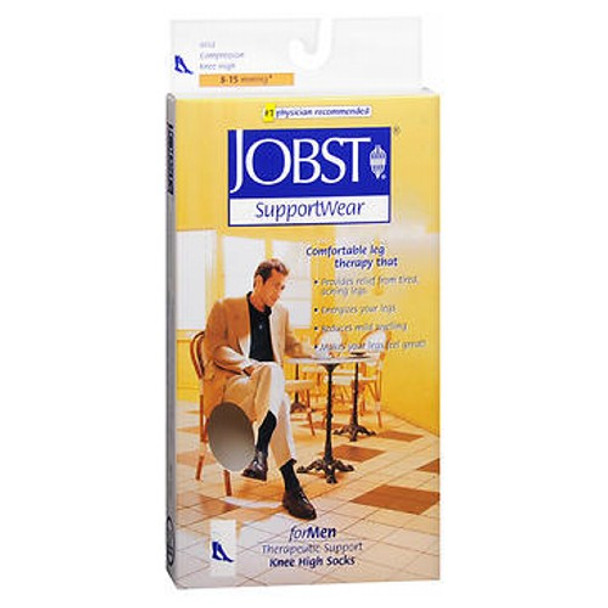 Jobst Supportwear Socks For Men Knee High Black-X-Large 1 each By Jobst