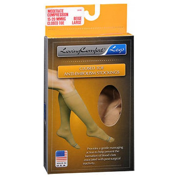 Scott Specialties Stock Anti-Embolism 15-20 Bl-kn Ct Beige, kpp large 1 each By Scott Specialties