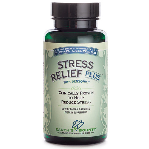 Stress Relief Plus 60 VEG CAPS By Earths Bounty