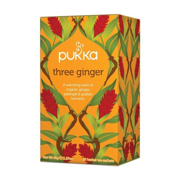 Three Ginger 0.71 Oz By Pukka Herbal Teas
