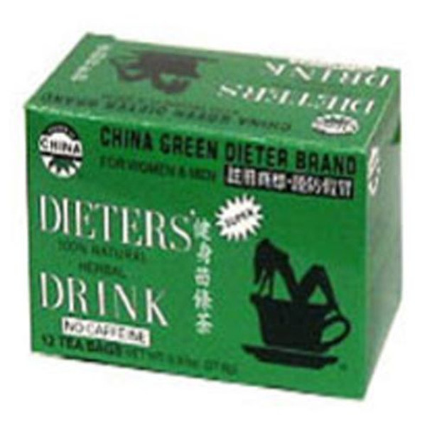 Dieters Tea China Green 12 Bags By Uncle Lees Teas