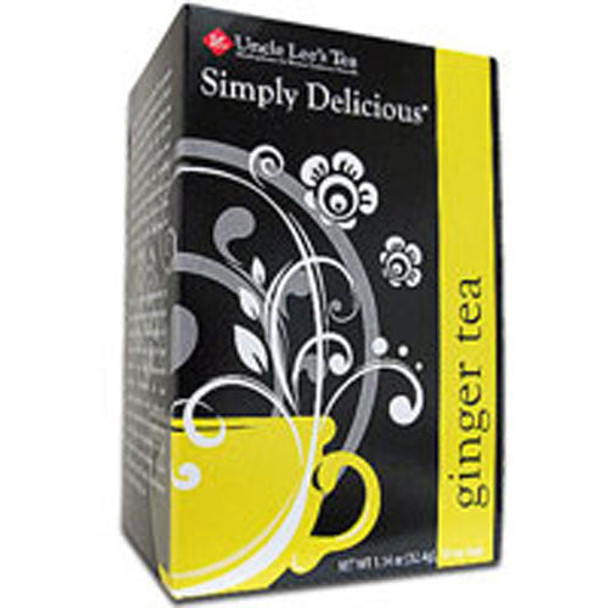 Simply Delicious Ginger Tea 18 Bags By Uncle Lees Teas