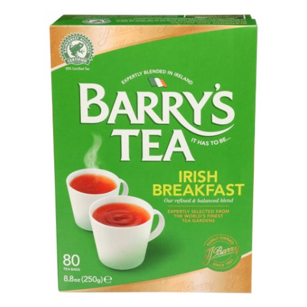 Irish Breakfast Tea 80 Count (Case of 6) By Barry's