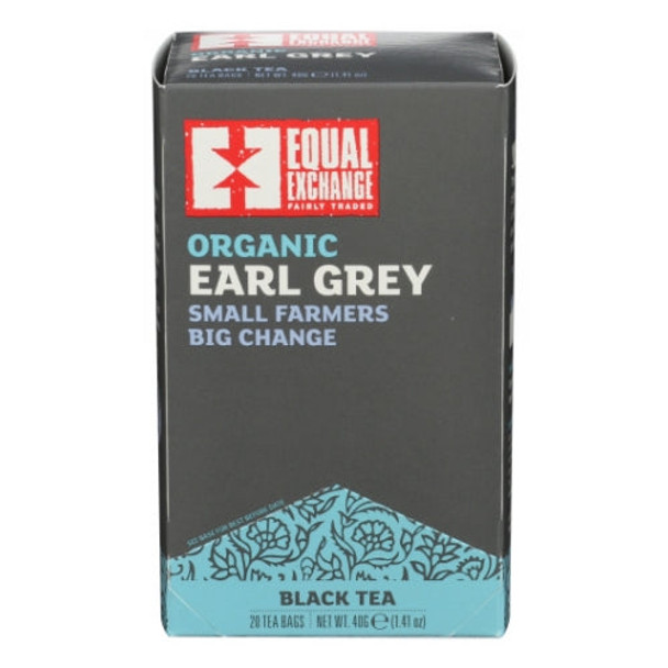 Organic Earl Grey Tea 20 Bags (Case of 6) By Equal Exchange