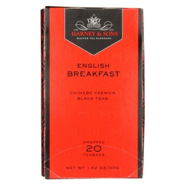 English Breakfast Tea 20 Bags (Case of 6) By Harney & Sons