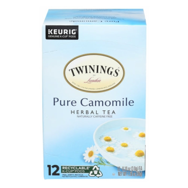 Pure Camomile Tea K-Cups 12 Count (Case of 6) By Twinings Tea
