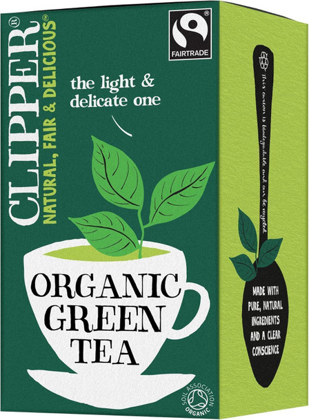Clipper Fairtrade Organic Pure Green Tea 160g 80 Bags