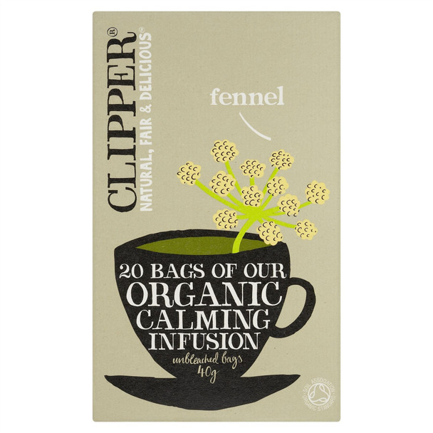 Clipper Organic Fennel 20 Tea bags 40g