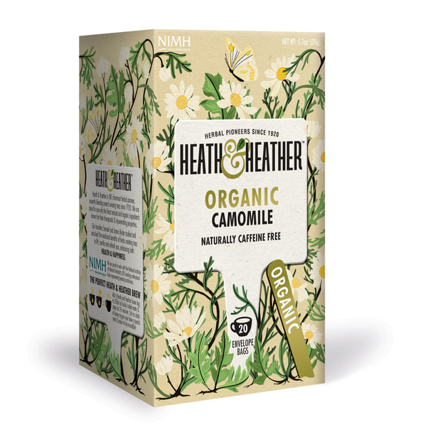 Heath & Heather Organic Camomile 20 Bag