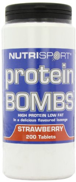 NutriSport Protein Bombs 200 count Strawberry