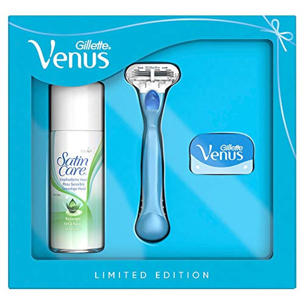 Gillette Venus Smooth Women's Razor with Venus Shave Gel Gift Set
