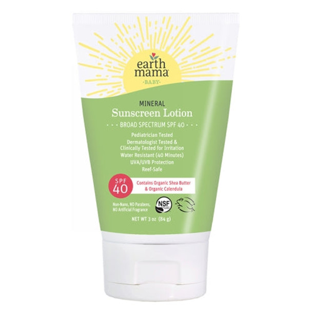 Baby Mineral Sunscreen SPF 40 3 Oz By Sunshine Nut Company