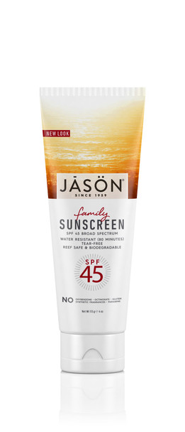 Jason Bodycare Family Sunscreen SPF 45 Broad Spectrum 113g