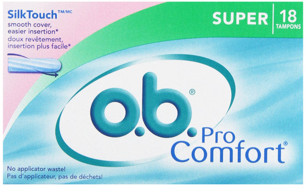 O.B. Pro Comfort Tampons Super 18 Each By O.B.