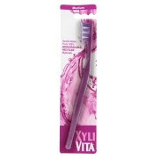 Acai Purple Medium Toothbrush 1ea By Xylovita