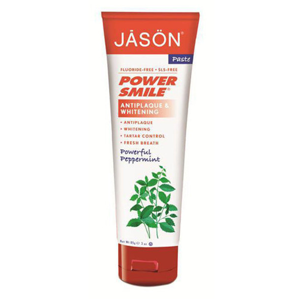 Powersmile Toothpaste Antiplaque & Whitening Peppermint 3 Oz By Jason Natural Products