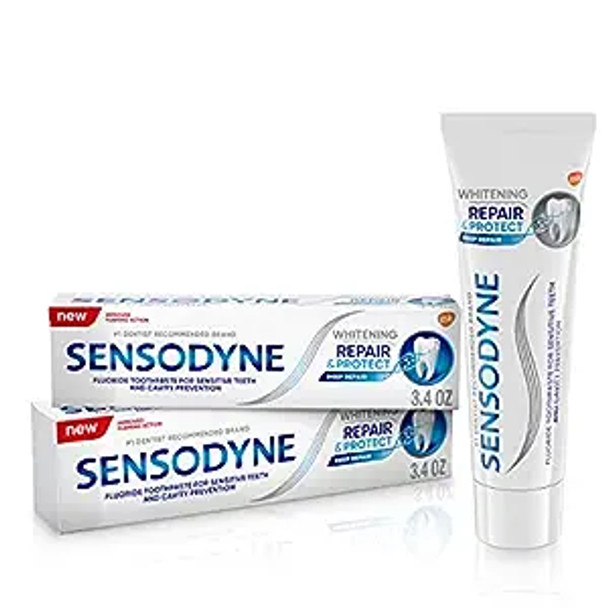 Sensodyne Toothpaste Whitening Repair & Protect 3.4 Oz By The Honest Company