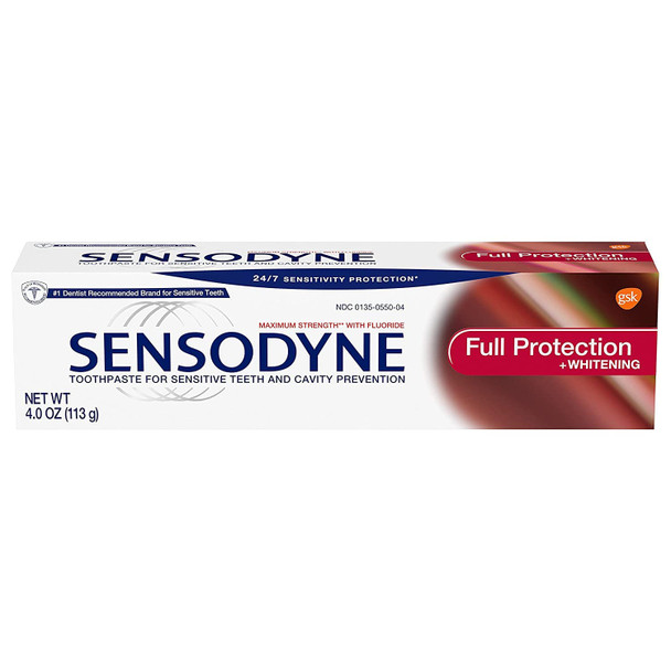 Sensodyne Full Protection Plus Whitening Toothpaste 4 oz By The Honest Company
