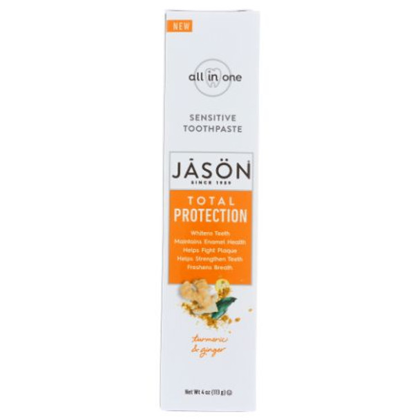 Turmeric Ginger Toothpaste 4 Oz By Jason Natural Products