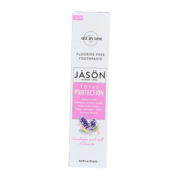 Lavender Pink Salt Toothpaste 4 Oz By Jason Natural Products