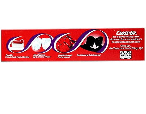 Close-Up Cinnamon Red Gel Anticavity Fluoride Toothpaste 6 oz By Close-Up