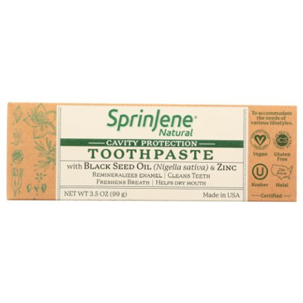 Cavity Protection Toothpaste 3.5 Oz By Sprinjene