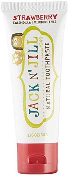 Jack 'n Jill Strawberry Natural Calendula Toothpaste 50g