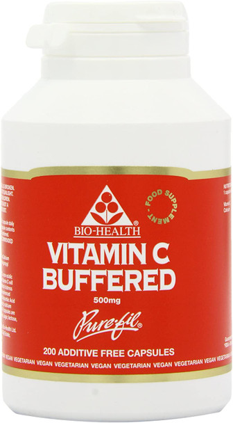 Bio Health Buffered Vitamin C 500mg 200 Capsule